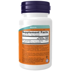 NOW - Zinc Picolinate 50 mg - 60 kapsułek